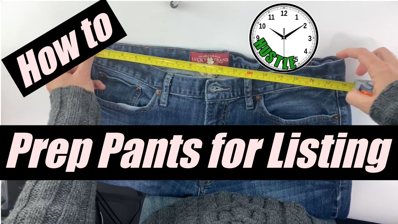 Ebay How To - Photo, Measure, and Fold Pants for Listings. 10 Pairs in ...