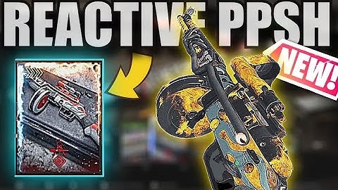 The new PPSH-41 (loud pipe) TIER 100 REACTIVE blueprint! - Season 3 Call Of Duty Black Ops Cold War
