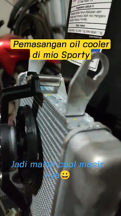 pemasangan oil cooler di mio Sporty #short #shorts #shortvideo #shotrs
