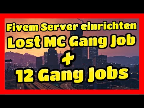 Fivem Server einrichten # 165 // Gang Jobs einrichten + 12 Gangs // Installieren & einfügen Tutorial