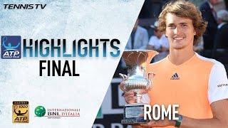 Rome Final Highlights: Zverev Beats Djokovic For First Masters 1000 Title