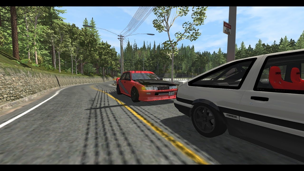 Карта akina для beamng drive