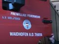 Jahresrückblick 2013 der Freiwilligen Feuerwehr Waidhofen/Thaya