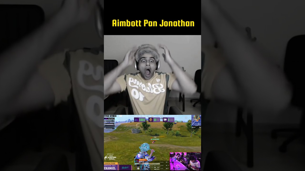 Aimbott Pan Jonathan 😳 Jonathan Reaction on Pan 🤯 