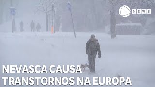 Nevasca Causa Transtornos E Mortes Na Europa