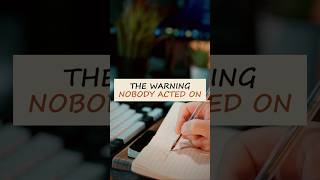 The Warning Nobody Acted On