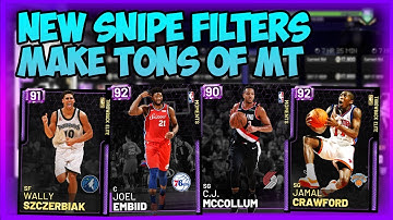 NBA2K19 SNIPE FILTERS TO MAKE MT QUICK AND EASY - AMY SNIPES, MAKE TONS OF MT WITH THESE!!!