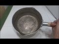 超簡単！　アルミ鍋 ・ 雪平鍋の頑固な黒ズミ落とし方　－　How to remove Aluminum pot stain