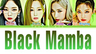 Aespa "BLACK MAMBA" Color Coded (Han, Rom & Eng) Lyrics Video