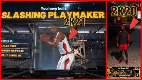 My NBA 2K21 Slashing Playmaker Build Kills My 2K20 Slashing Playmaker/Build Comparison Video