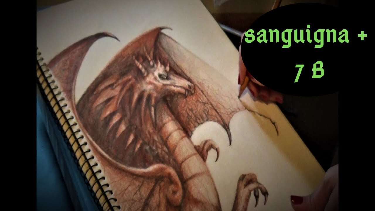 Drago Sanguigna Con 7 B Nuova Versione Di Un Mio Vecchio Disegno Youtube