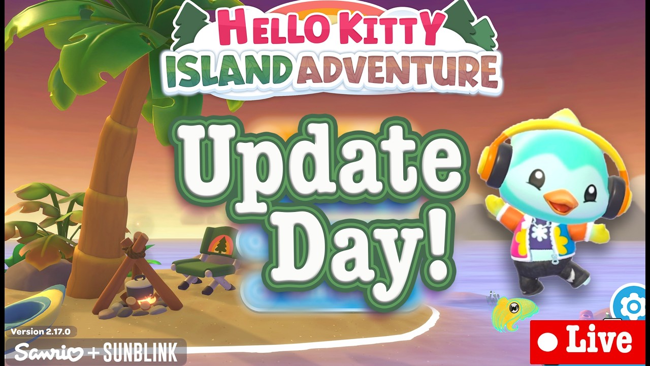 Update Day! 2.17 Sunshine Days! - Hello Kitty Island Adventure AA