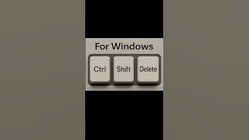 How to Instantly Clear Browsing History on Any Browser (Mac & PC Shortcut) #shorts  #security