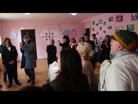 ქუთაისის მე-17 სკოლა , ექვთიმეს ფილმის ჩვენება და შეხვედრა მოსწავლეებთან - ვიდეო #11