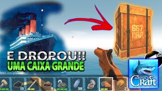 Como usar pistola sinalizadora do navio DROPAR  uma  CAIXA DO - Raft Survival and craft 🚢 screenshot 3