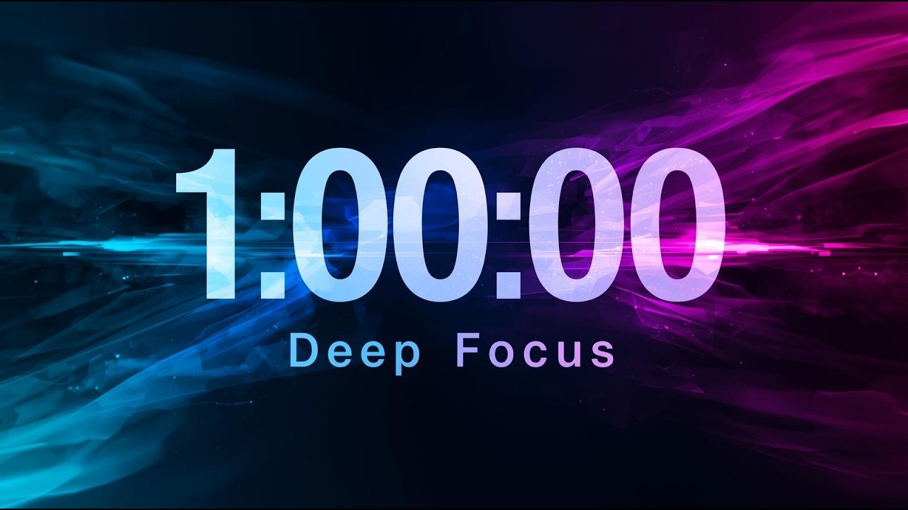 1 Hour Study Timer – Deep Focus, Silent, No Music - YouTube