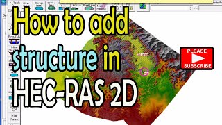 How to add building or structure in hec-ras 2d