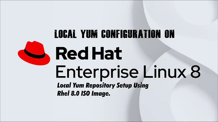 How To Setup Local Yum Repo in Red Hat 8.0 Linux Urdu/Hindi