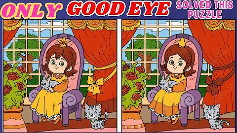 Find the differences | challenging puzzle game | spot the 6 difference #find5difference #puzzle #fun