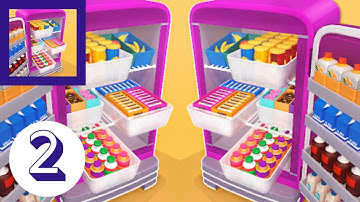 Fill Up Fridge: Organizing Game Walkthrough Gameplay Tutorial Part 2 || For Android and iOS