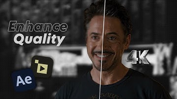 4k Quality Tutorial | After Effects + Topaz best Settings