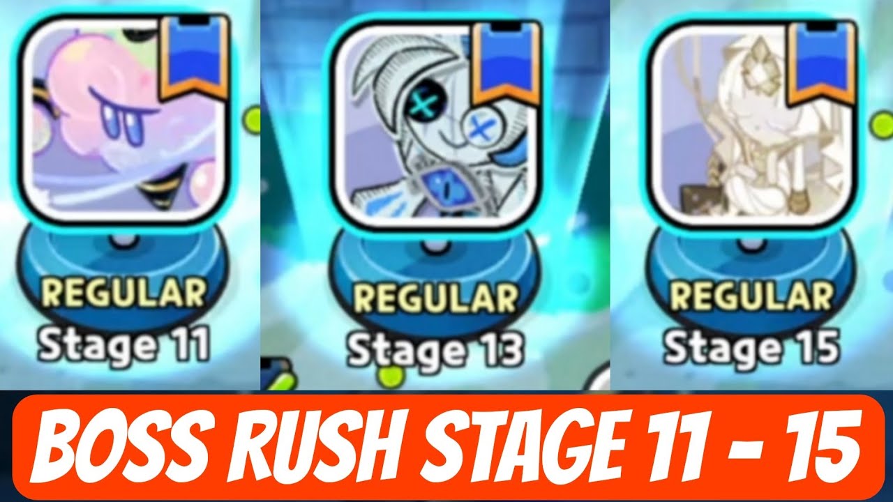 Boss Rush Season 3 - Stage 11 to 15 Best Teams Guides I Cookie Run ...
