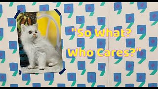 Video thumbnail of ""So What? Who Cares?" From Yarn House S1E1"