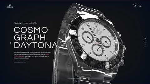 [ PROJECTS ] Three.js Rolex Scrollable Page