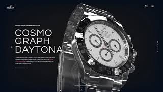 [ PROJECTS ] Three.js Rolex Scrollable Page