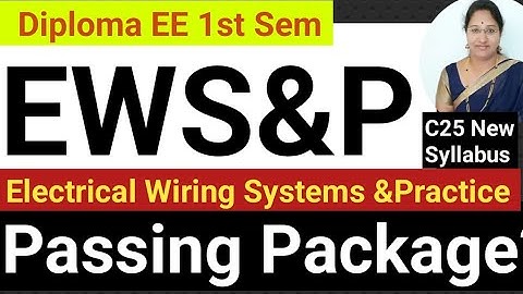 EWS&P Passing Package#Electrica Wiring Systems & Practice Passing & Scoring Package#Diploma#EWS&P#EE