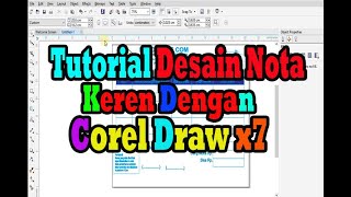 Desain Nota Keren Dengan Corel Draw X7