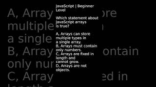 JavaScript Arrays Explained #arraydatastructure #softwaredevelopment #debuggingtips