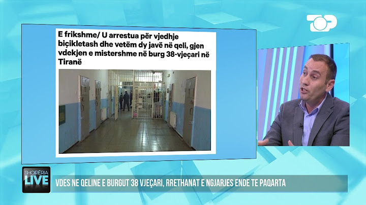 Vdes në qelinë e burgut 38 vjeçari, detaje tronditëse nga ngjarja - Shqipëria Live 5 Prill  2023