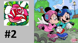 Coloring Book - Color by Number & Paint by Number Part 2 - Mickey and Minne screenshot 4
