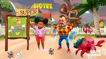 Dark Riddle CHAPTER 4 : MOD MENU GAME ( Mod Skin GARLANDA BOY Game Play ) Part 25