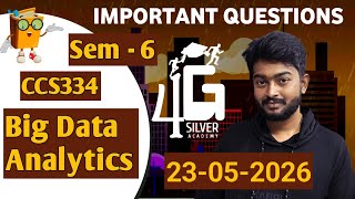 Big Data Analytics CCS334 Important Questions 23/05/2026