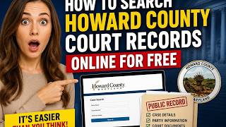 How to search Howard County court records online for free
