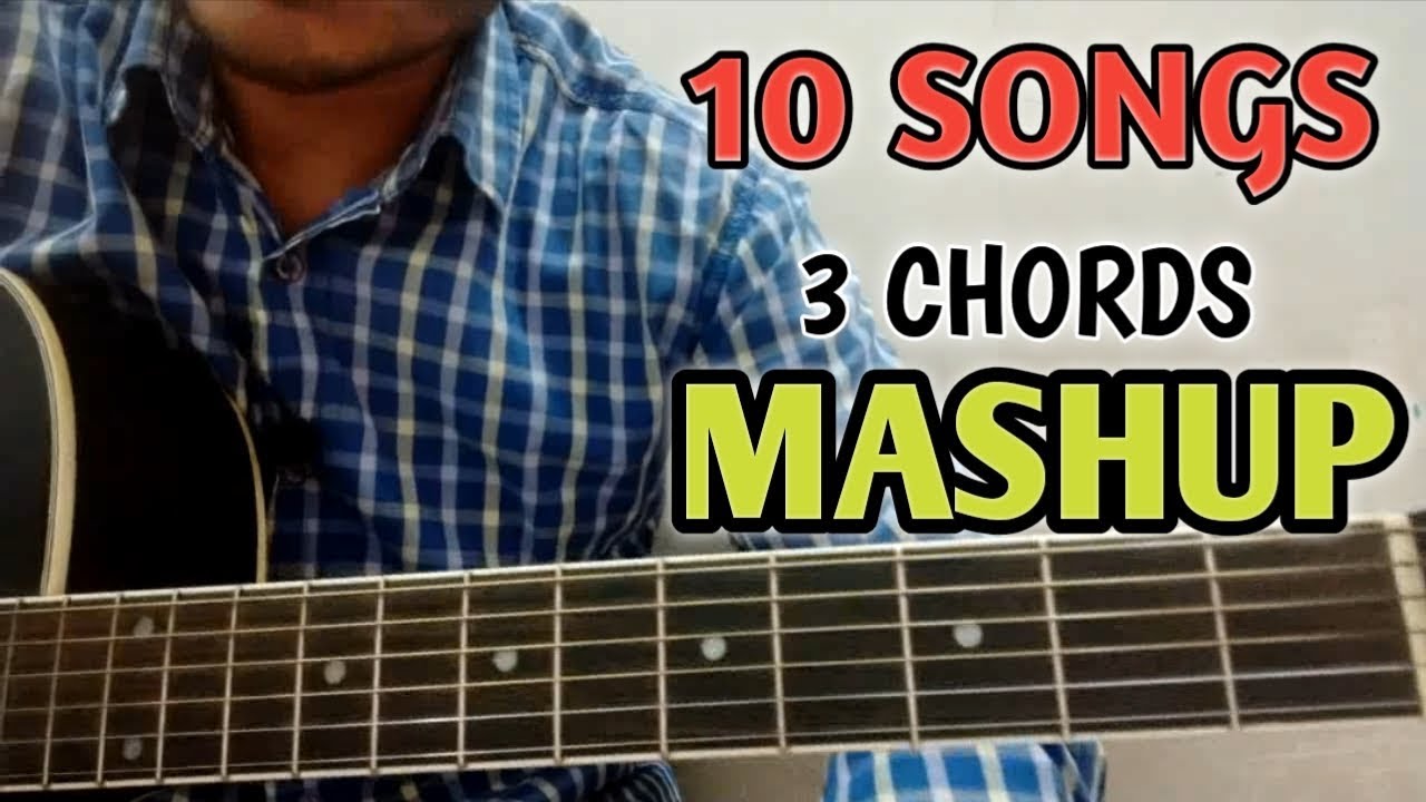 10 BOLLYWOOD SONGS JUST 3 EASY CHORDS Quick n Fast Guitar Tutorial