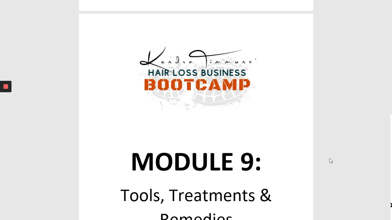 Trichology Classes Certified Hair Loss Specialist Hair Loss Business Bootcamp Course