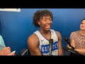 Tyrese Maxey speaks at Kentucky Basketball Media Day