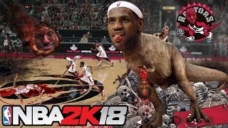 LeBronosaurus NBA 2K18 Challenge! LEBRON HAS EVOLVED!