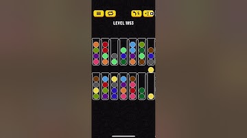 Ball sort Puzzle 1853.Bölüm