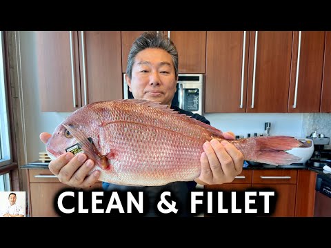 Whole Tai Snapper Clean, Fillet and Ceviche | Hiroyuki Terada - Diaries of a Master Sushi Chef