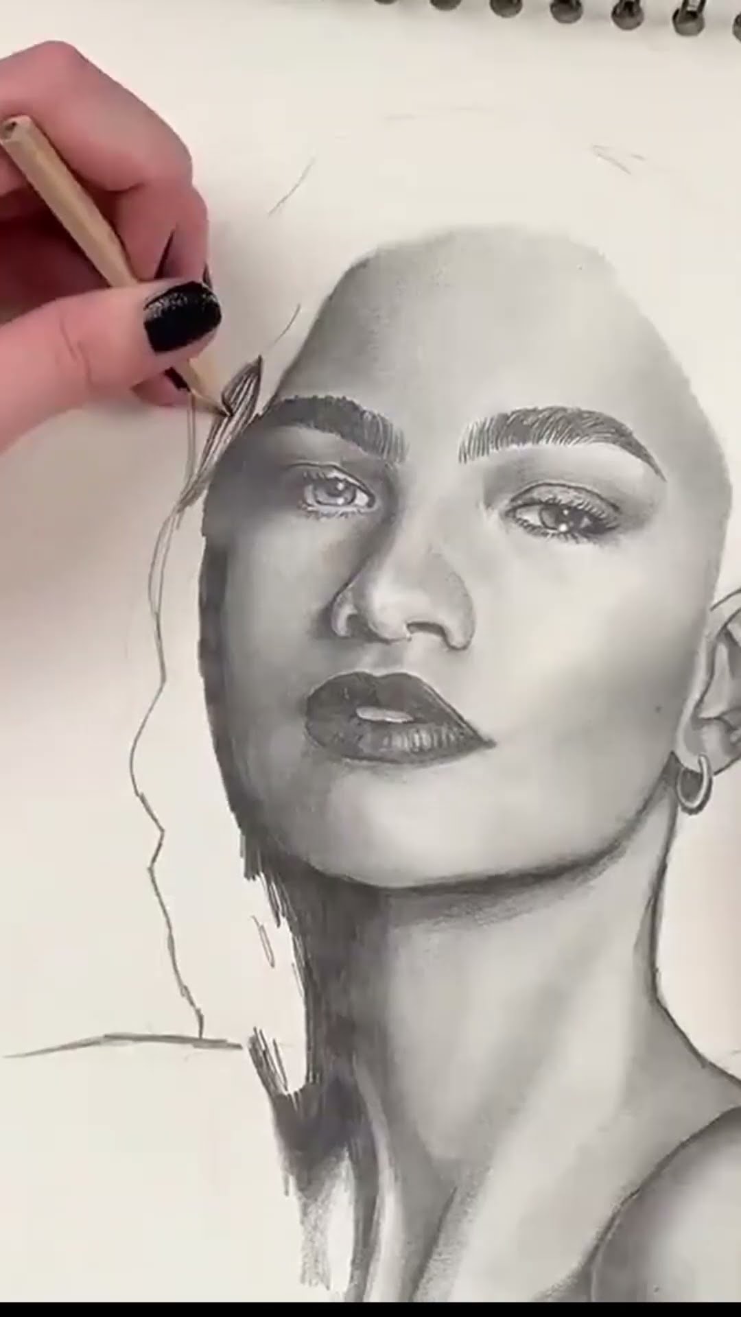 Porträt zeichnen mit Bleistift - Schritt für Schritt || einfach Zeichnen lernen #10