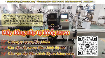 Nenosun cappingmachine Máy đóng nắp vít servo tự động cho chai nhựa,bình Thủy tinh gắp xoắn ra khỏi
