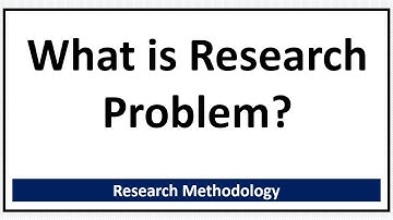 What is Research Problem?