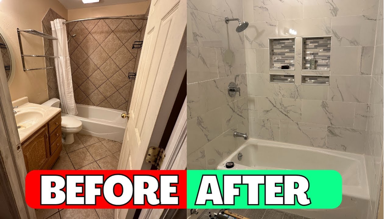 DIY Bathroom Remodel - YouTube