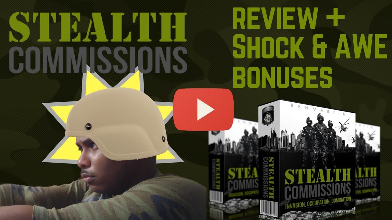 Stealth Commissions Review -Build & Profit from YouTube (Honest Review + Shock and Awe Bonus)