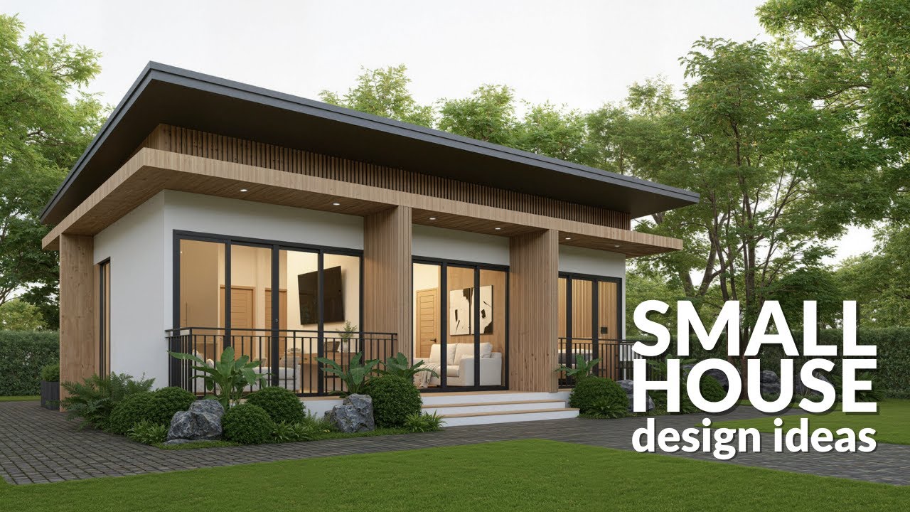 Elegant Tiny Home Vibes | Modern Small House Design 9x8.5m - YouTube