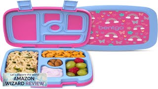 Bentgo® Kids Prints Leak-Proof 5-Compartment Bento-Style Kids Lunch Box Ideal Portion Review